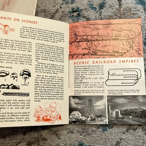 Vintage Train Instruction Books Collection 1950s Lionel & Gilbert American Flyer - Picture 16 of 16